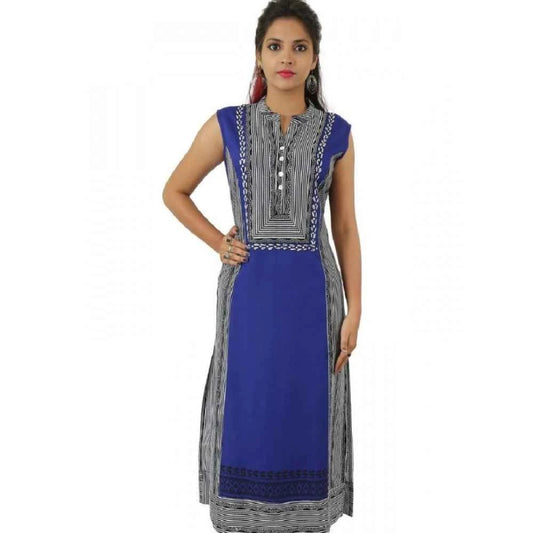 Cotton Mix Kurtis (Black, L)